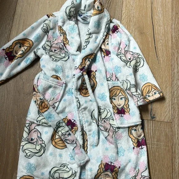 Girls frozen robe & slippers - Picture 2 of 6
